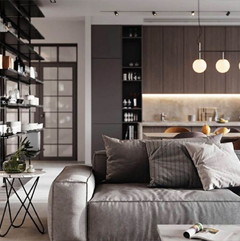 Valjevo park pećina skica jednosobnog stana