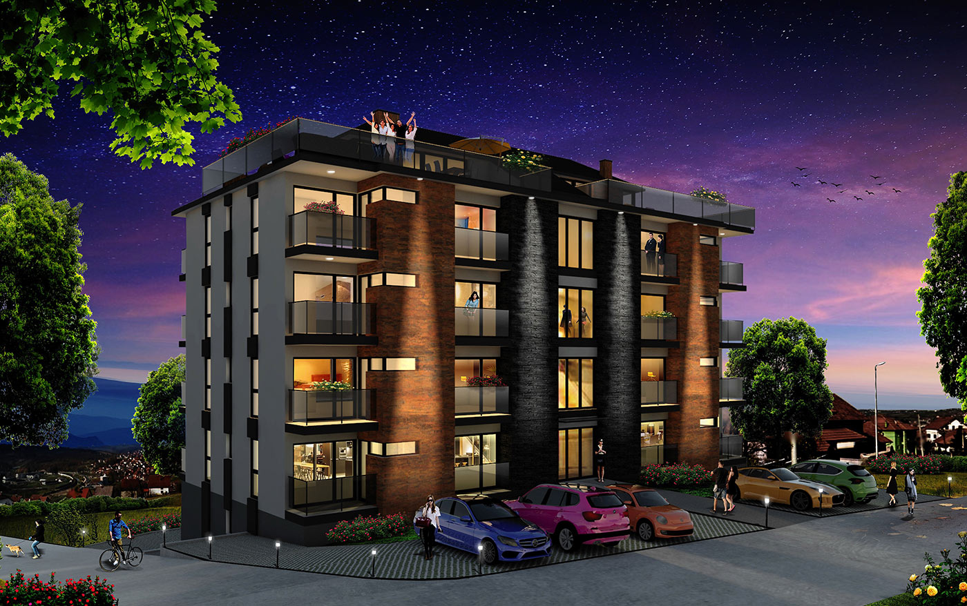 Vizura Valjevo zgrada u park pećini primer 1